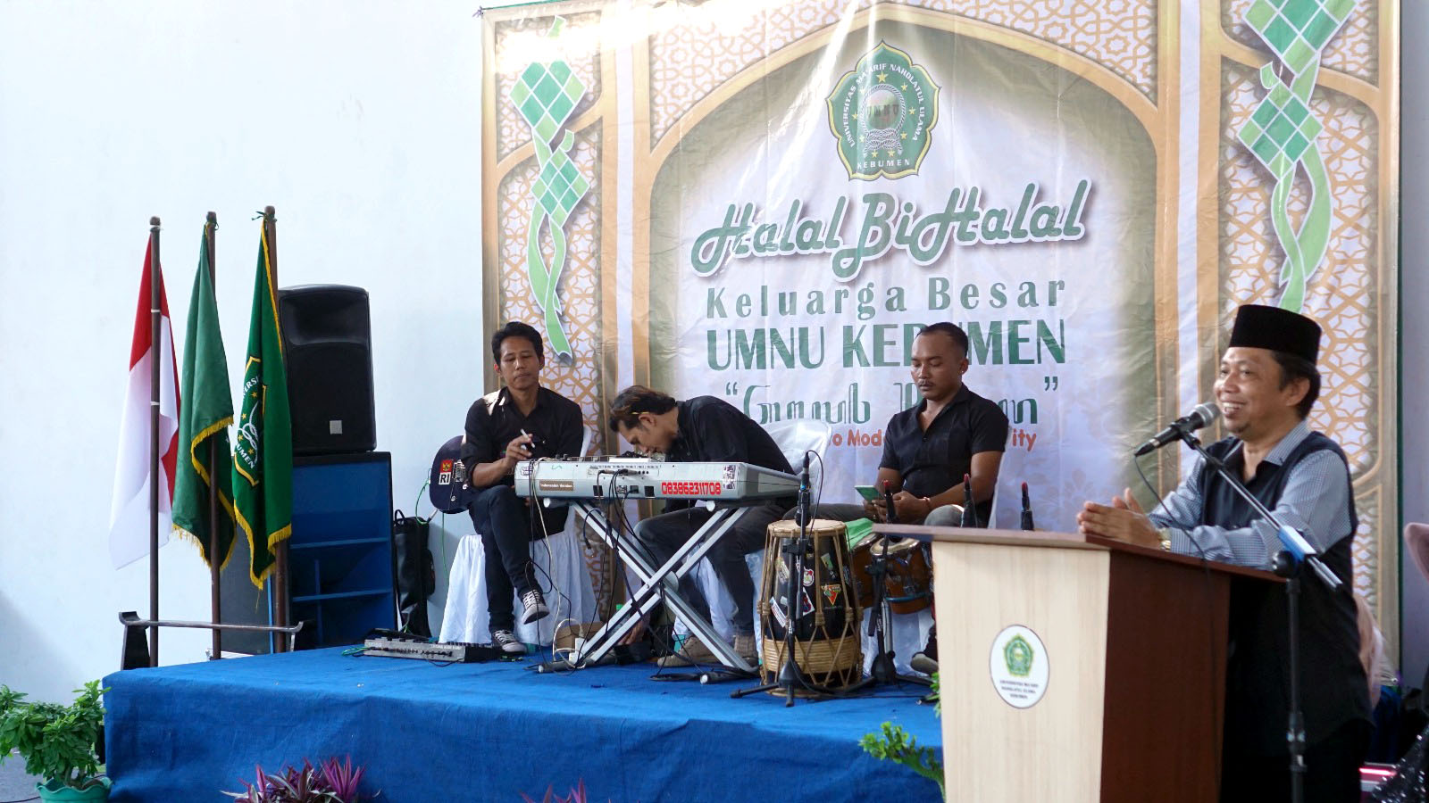 Mempererat Tali Silaturahmi: Halal Bihalal Guyub Rukun to Moderate University di UMNU Kebumen